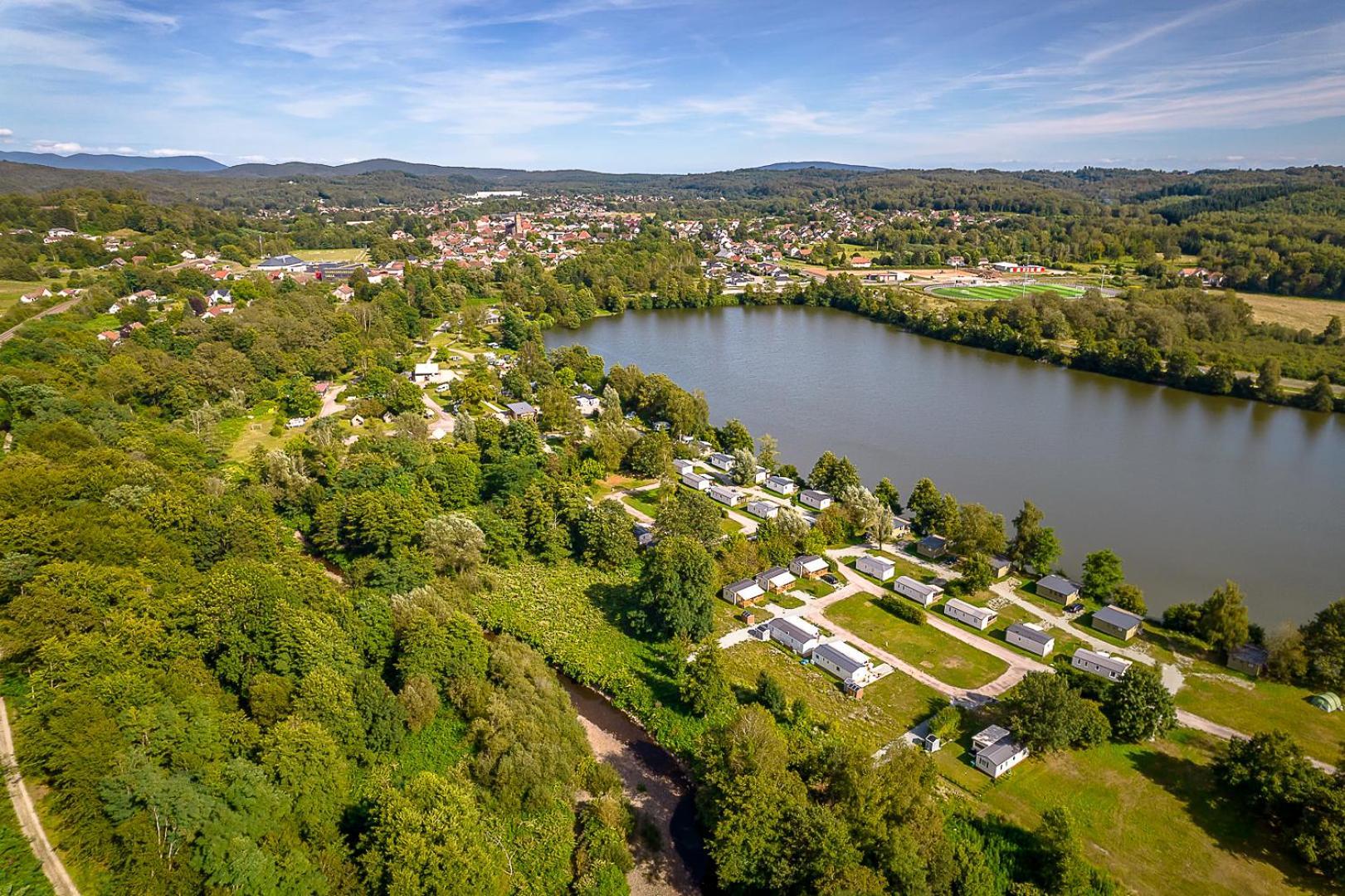 Camping Les Ballastieres - Vosges Du Sud Hotel Champagney Exterior foto