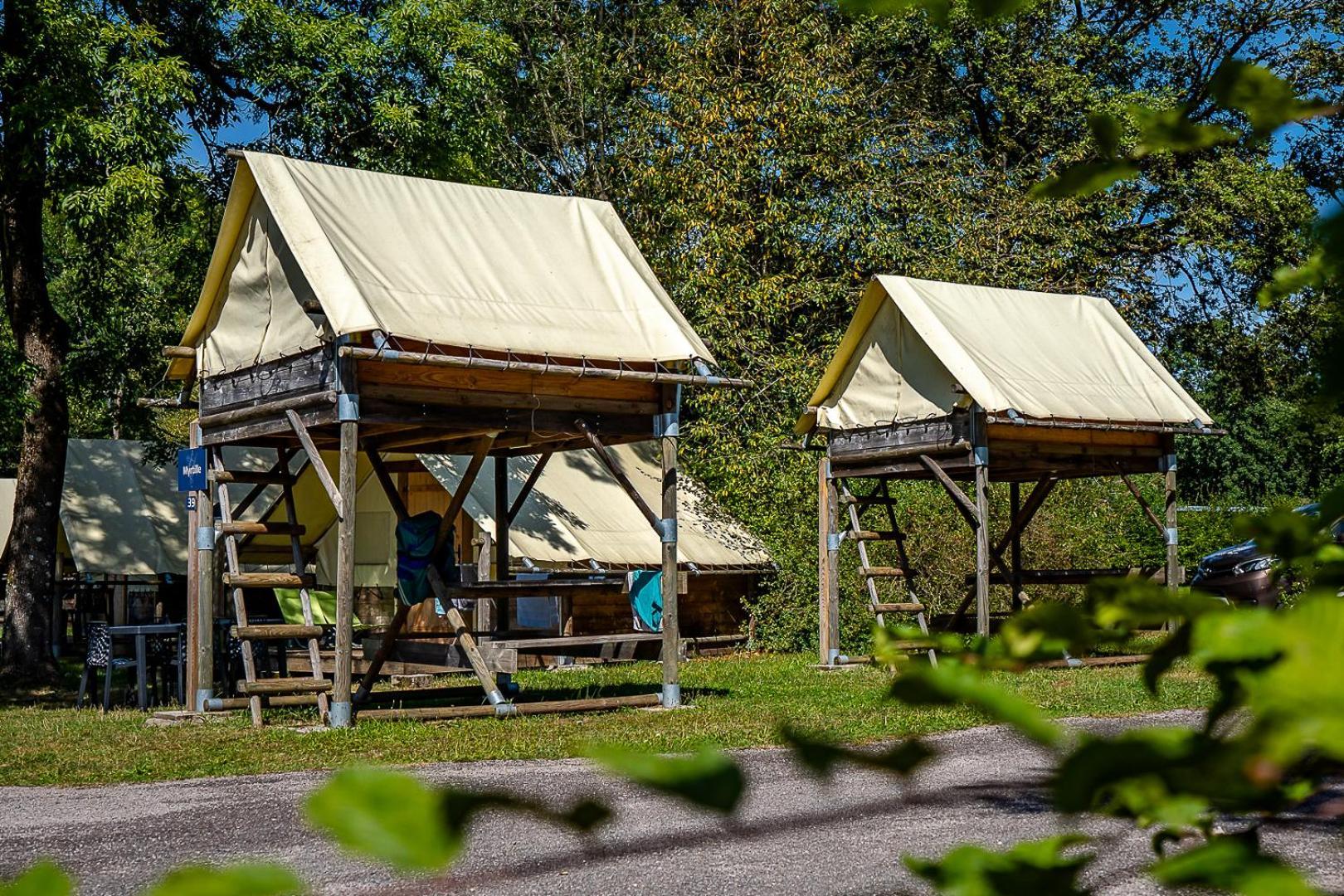 Camping Les Ballastieres - Vosges Du Sud Hotel Champagney Exterior foto