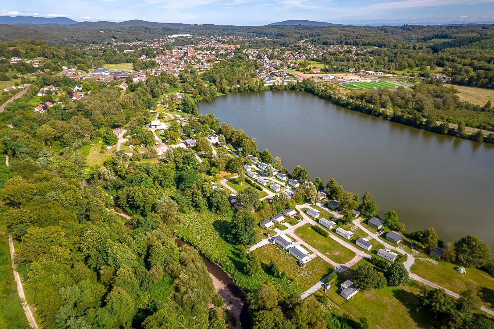 Camping Les Ballastieres - Vosges Du Sud Champagney Exterior foto