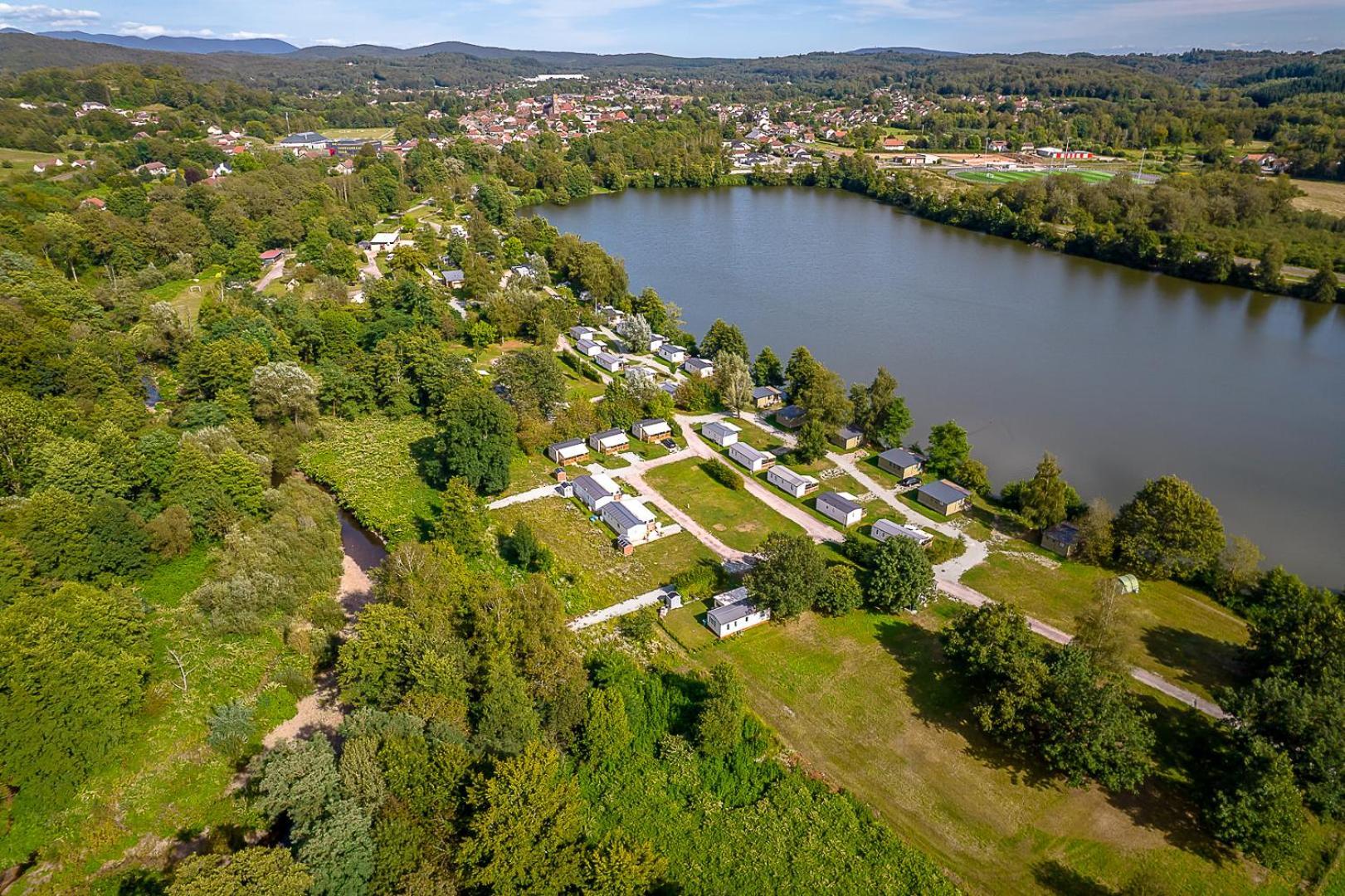 Camping Les Ballastieres - Vosges Du Sud Hotel Champagney Exterior foto