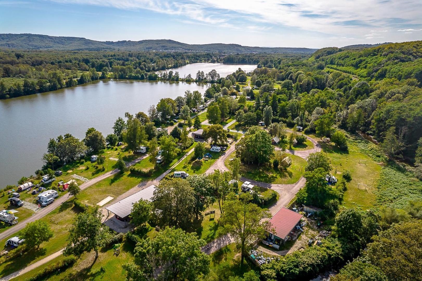 Camping Les Ballastieres - Vosges Du Sud Hotel Champagney Exterior foto