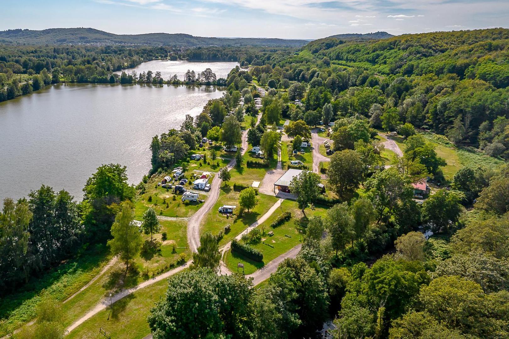 Camping Les Ballastieres - Vosges Du Sud Hotel Champagney Exterior foto