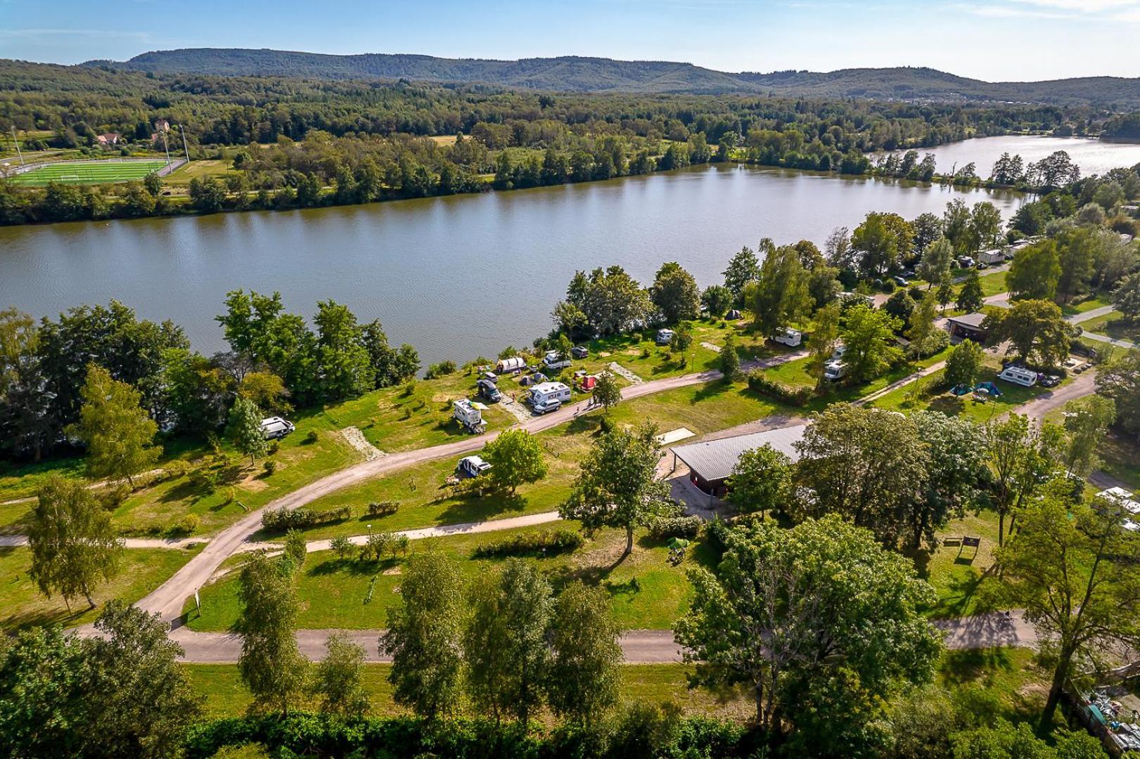 Camping Les Ballastieres - Vosges Du Sud Hotel Champagney Exterior foto